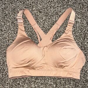 CALIA by Carrie Underwood Cross-Back Sports Bra in Blush Pink